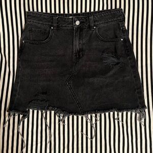 PacSun Black Demin Skirt